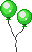 Ballons Verts