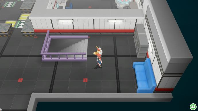 Pokémon Let's Go Repaire Rocket Sous-sol 3 Accès Sous-Sol 4 Escaliers