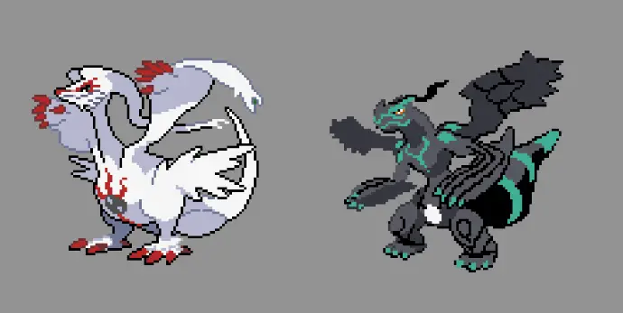 Zekrom et Reshiram