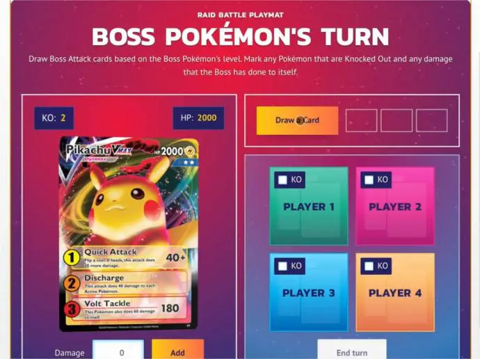 Pokémon Trading Card Game Raid Battle