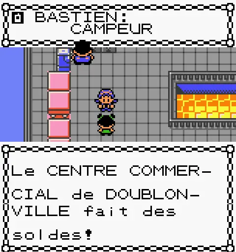 screen du jeu ou bastien m'informe que les soldes ont lieux