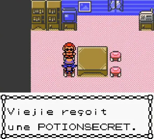 screen du gérant donnant la potionsecret